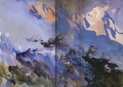 John Singer Sargent Mountain Fire (mk18)